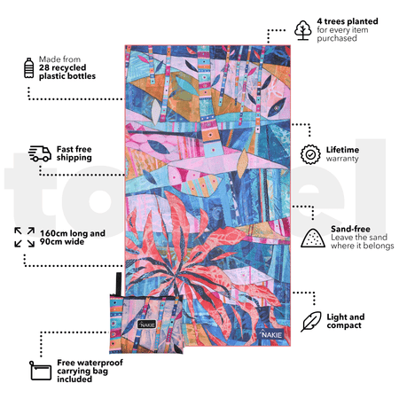 Charlotte Wensley - Recycled Sand Free Beach Towel