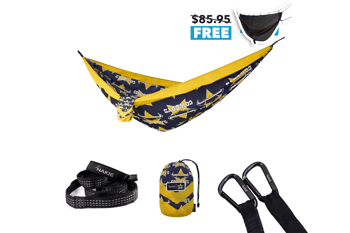 Cowboys - NRL Recycled Hammock with Straps