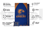 West Coast Eagles - AFL Recycled Sand Free Beach Towel preview #3