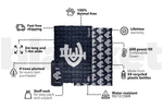 Carlton Blues - AFL Sustainable Down Puffy Blanket preview #3
