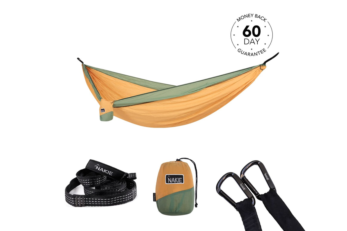 Golden Mango - Recycled Hammock with Straps