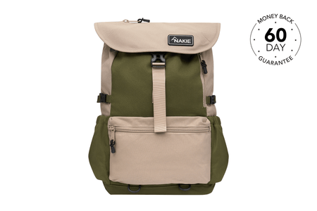 Olive Green - Recycled Travel Backpack