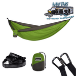 Forest Green - Recycled Hammock with Straps preview #1