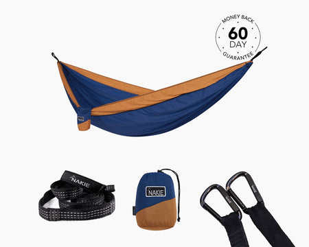 River Blue - Recycled Hammock with Straps