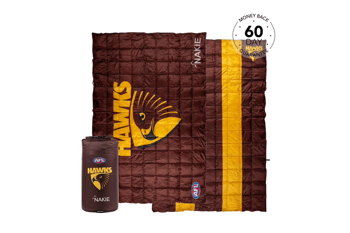 Hawthorn Hawks - AFL Sustainable Down Puffy Blanket