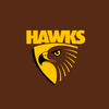 Hawthorn Hawks - AFL Recycled Sand Free Beach Towel colour swatch