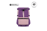 Mulberry Purple - Recycled Travel Backpack preview #1