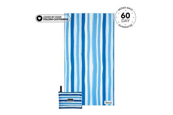 Ocean Breeze - Recycled Sand Free Beach Towel