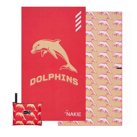 Dolphins - NRL Recycled Sand Free Beach Towel
