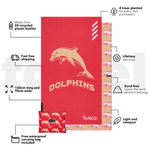 Dolphins - NRL Recycled Sand Free Beach Towel preview #3