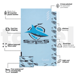 Sharks - NRL Recycled Sand Free Beach Towel preview #3