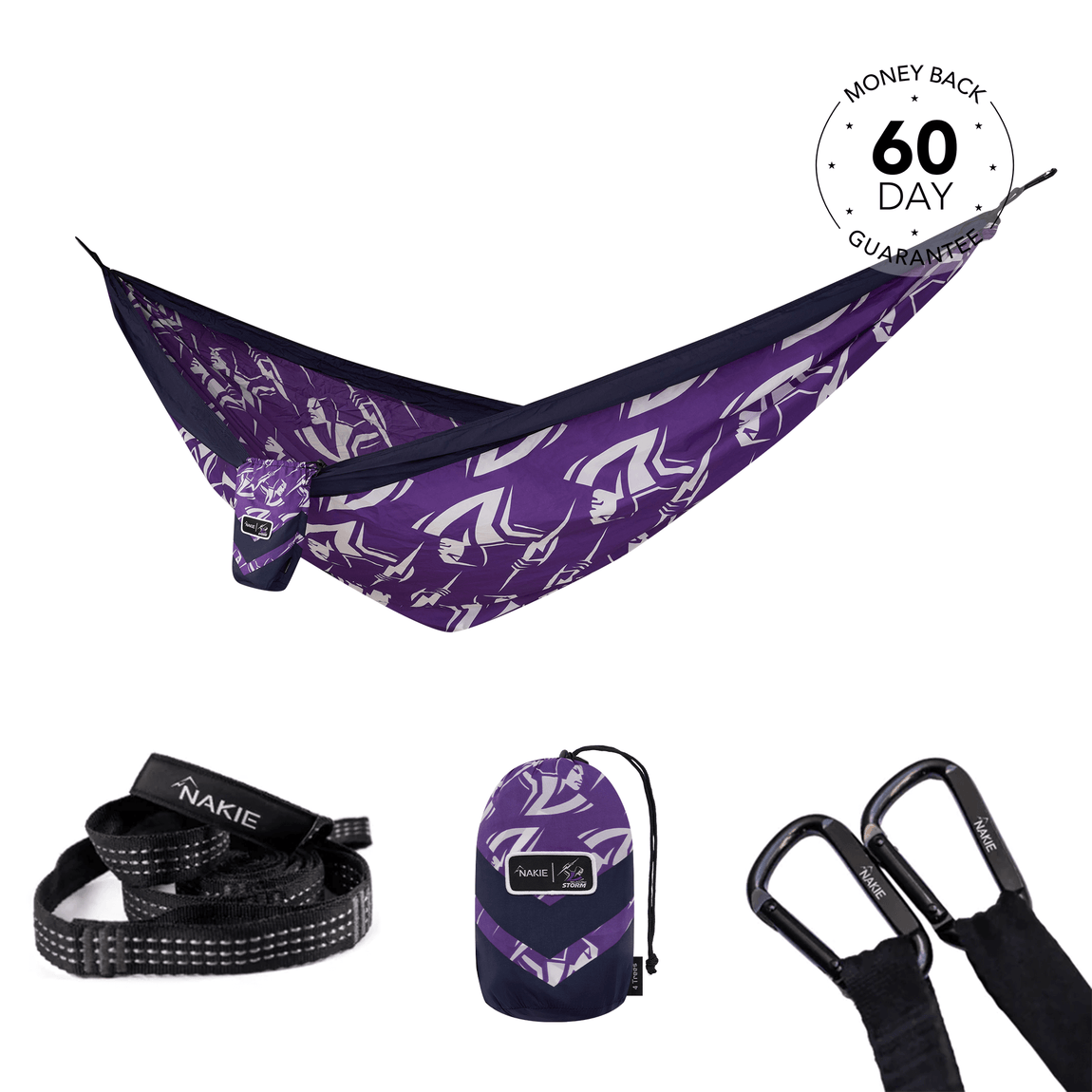 Storm - NRL Recycled Hammock with Straps