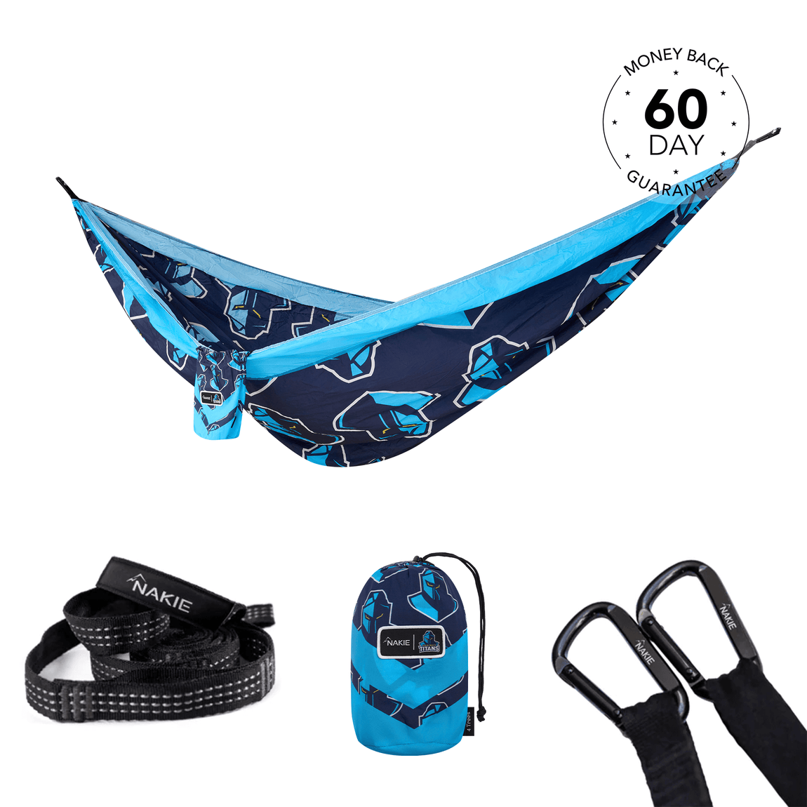 Titans - NRL Recycled Hammock with Straps