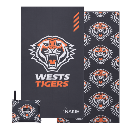 Tigers - NRL Recycled Sand Free Beach Towel