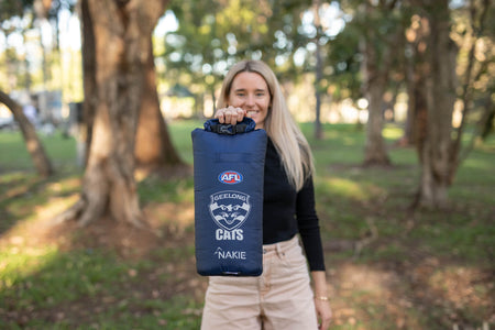 Geelong Cats - AFL Sustainable Down Puffy Blanket