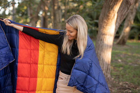 Adelaide Crows - AFL Sustainable Down Puffy Blanket