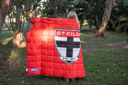 St Kilda Saints - AFL Sustainable Down Puffy Blanket