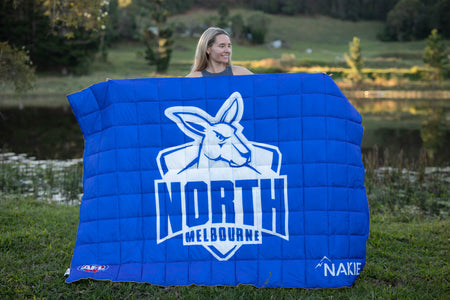 North Melbourne Kangaroos - AFL Sustainable Down Puffy Blanket