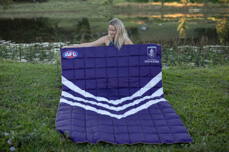 Fremantle Dockers - AFL Sustainable Down Puffy Blanket
