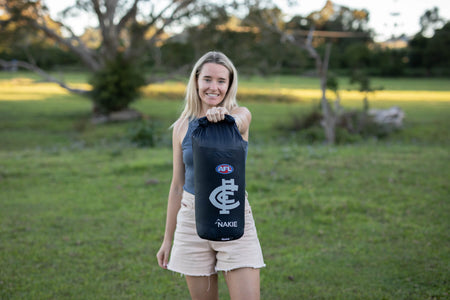 Carlton Blues - AFL Sustainable Down Puffy Blanket