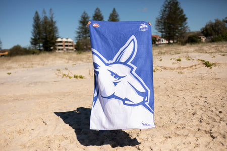 North Melbourne Kangaroos - AFL Recycled Sand Free Beach Towel