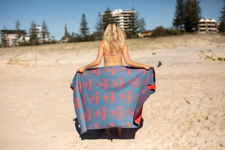 Melbourne Demons - AFL Recycled Sand Free Beach Towel