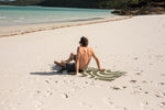 Eucalyptus Green - Recycled Sand Free Beach Towel preview #2