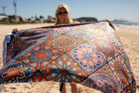 Couples Combo - Recycled XL Sand Free Beach Towel Double