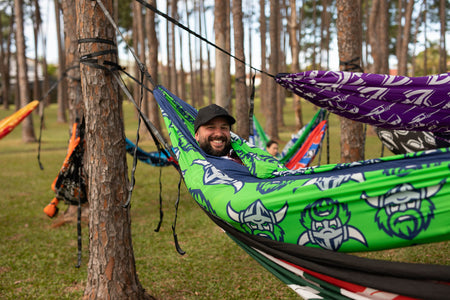 Raiders - NRL Recycled Hammock with Straps
