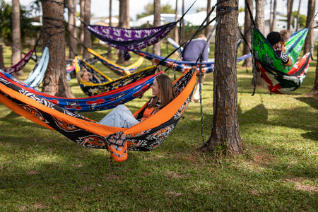 Tigers - NRL Recycled Hammock with Straps