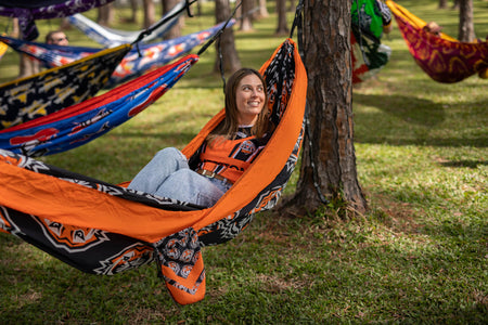 Tigers - NRL Recycled Hammock with Straps