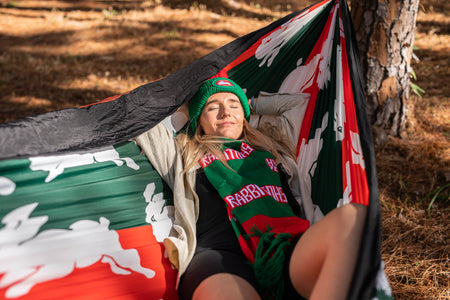 Rabbitohs - NRL Recycled Hammock with Straps
