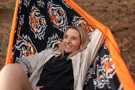 Tigers - NRL Recycled Hammock with Straps