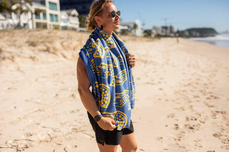 Eels - NRL Recycled Sand Free Beach Towel