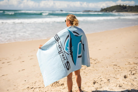 Sharks - NRL Recycled Sand Free Beach Towel