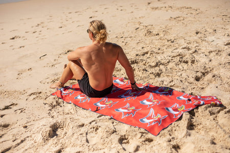 Roosters - NRL Recycled Sand Free Beach Towel