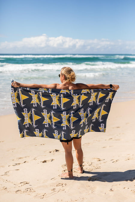 Cowboys - NRL Recycled Sand Free Beach Towel