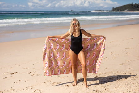 Dolphins - NRL Recycled Sand Free Beach Towel