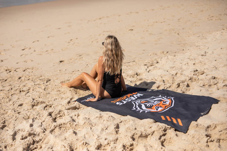 Tigers - NRL Recycled Sand Free Beach Towel