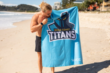Titans - NRL Recycled Sand Free Beach Towel