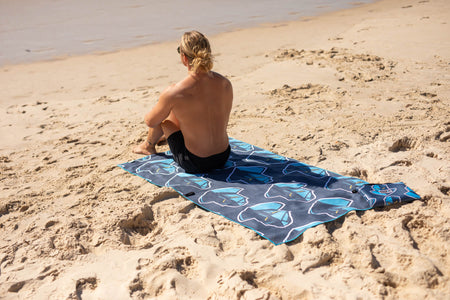 Titans - NRL Recycled Sand Free Beach Towel