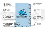 Sharks - NRL Recycled Sand Free Beach Towel preview #3
