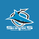 Sharks - NRL Recycled Sand Free Beach Towel colour swatch