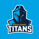 Titans - NRL Recycled Sand Free Beach Towel colour swatch