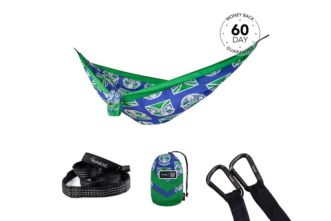 Warriors - NRL Recycled Hammock with Straps