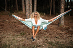 Recycled Hammock & Recycled Sand Free Beach Towel Combo